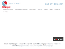 Tablet Screenshot of dreamteam.co.za